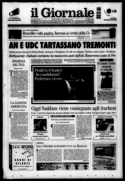 Il giornale : quotidiano del mattino